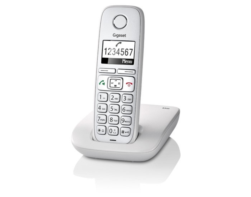 SIEMENS Telefono fisso cordless Siemens E310 tasti grandi silver